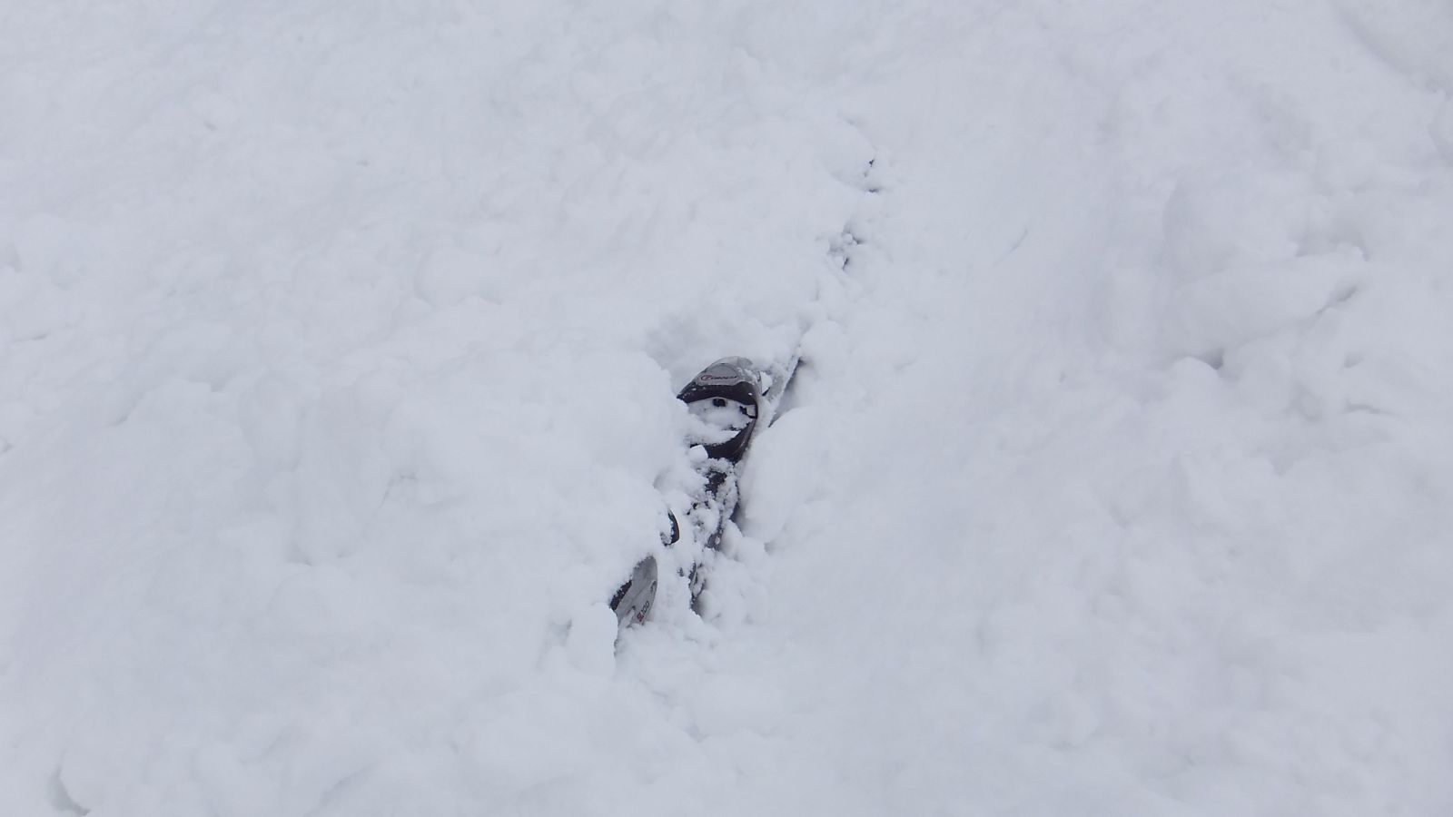 Sikeres kanyarvétel. Csak a léc nem akart tovább menni:)