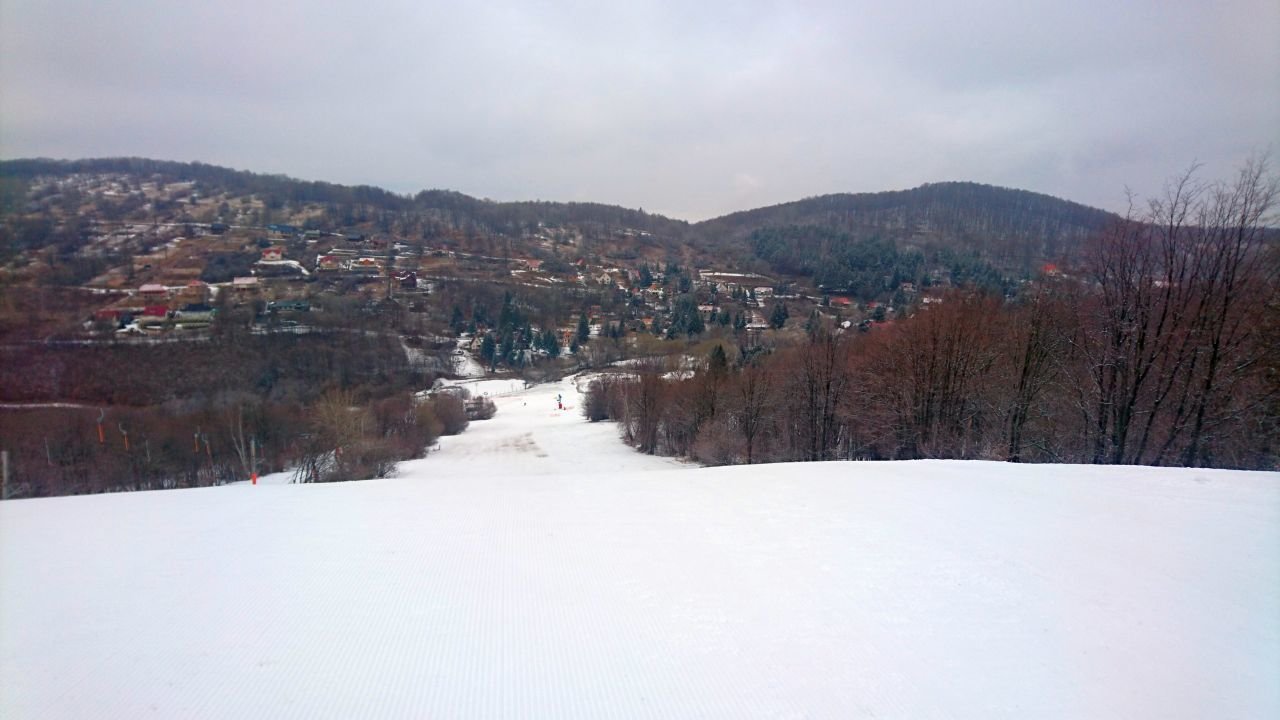 A 1-es pálya reggel