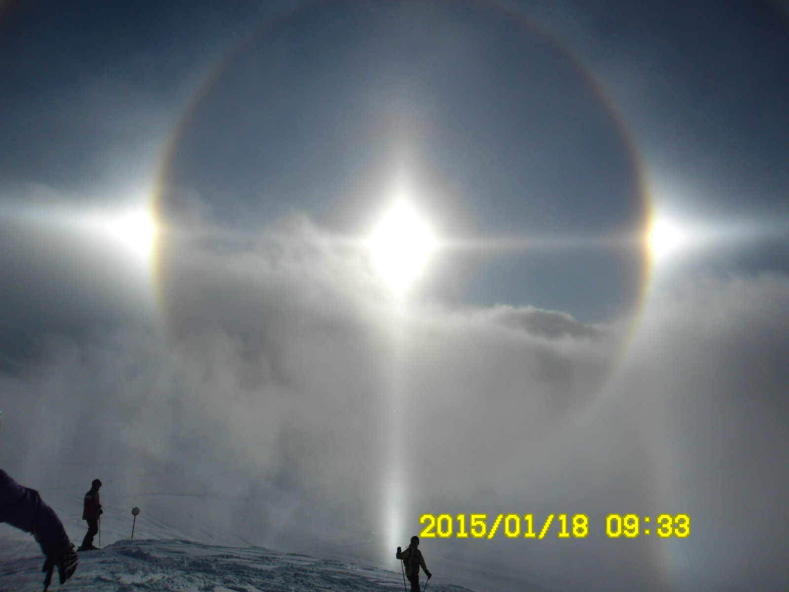 Halo jelenség Arlbergben