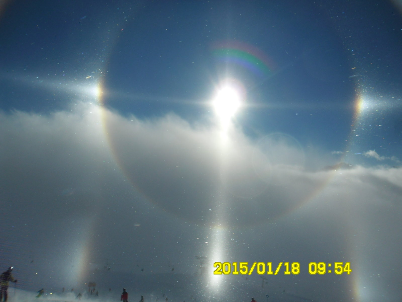 Halo jelenség Arlbergben