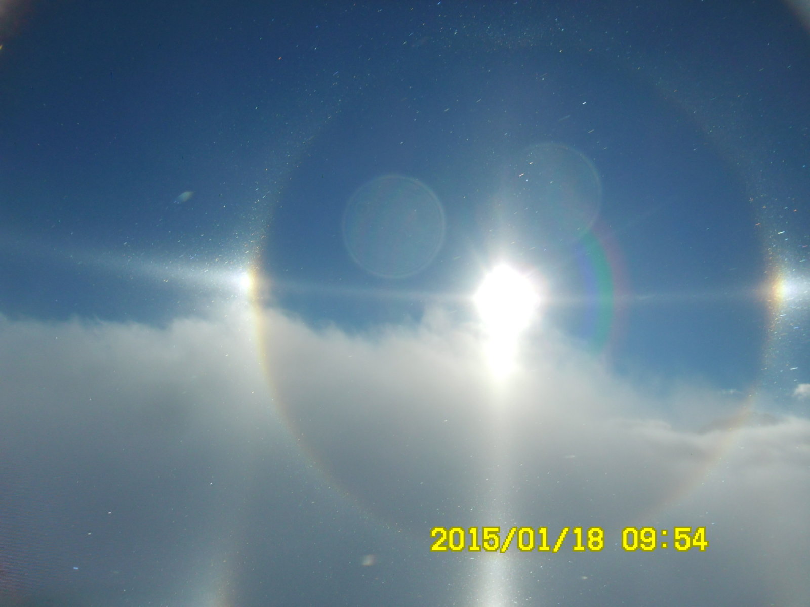 Halo jelenség Arlbergben