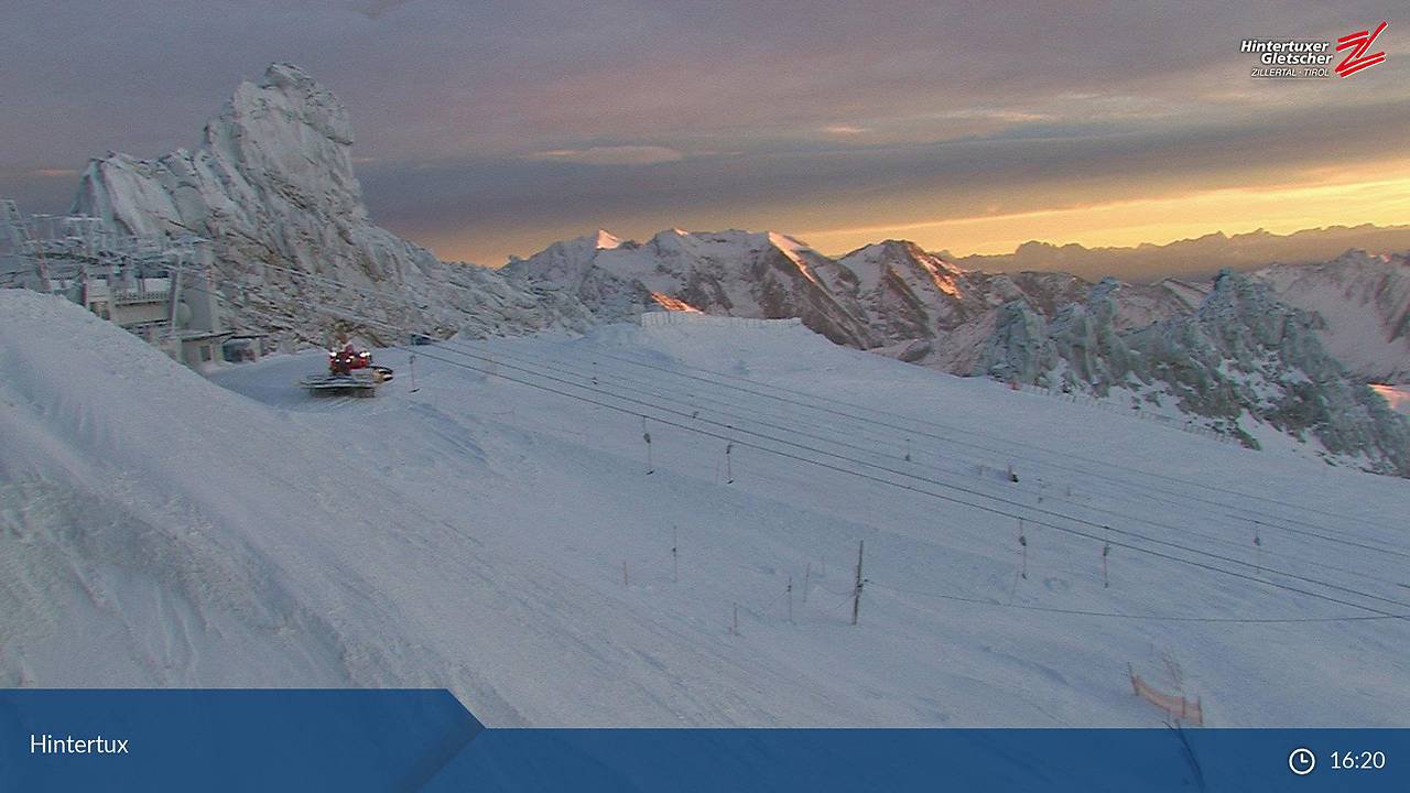 Hintertux havazás után - fotó: feratel