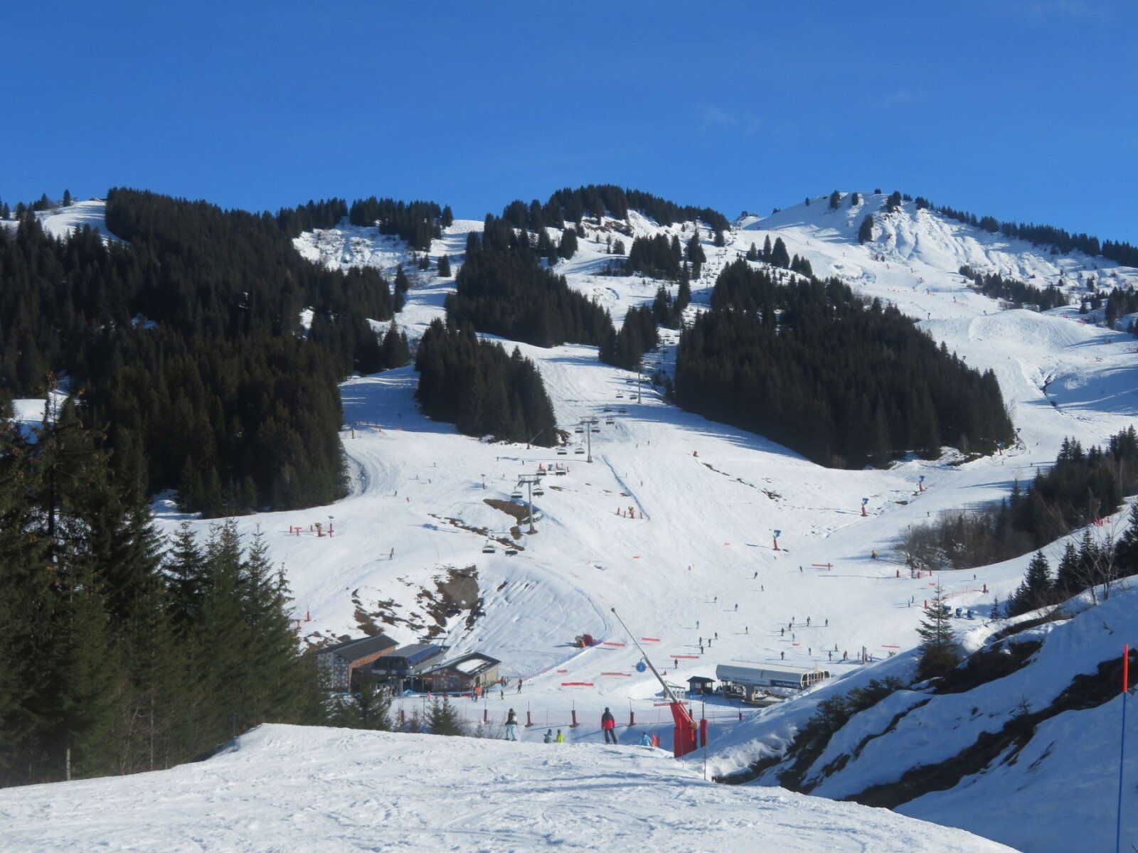 Les Gets, szemben a Ranfoilly