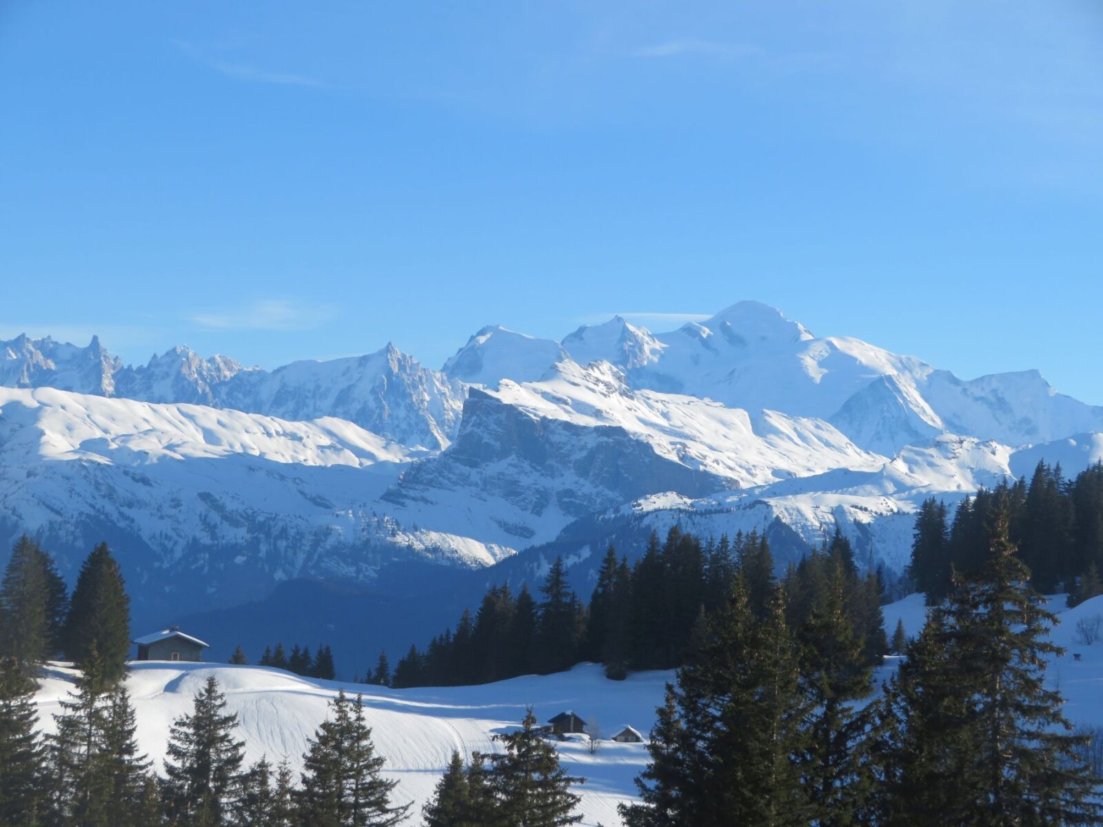 Les Gets, a Mont Blanc a La Rostá-ról