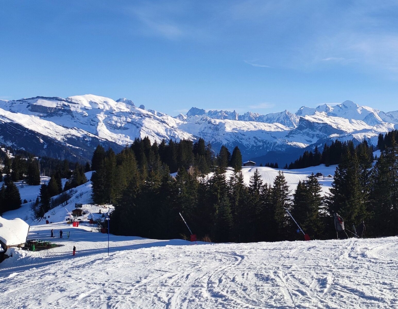 Les Gets, a Mont Blanc a La Rostá-ról
