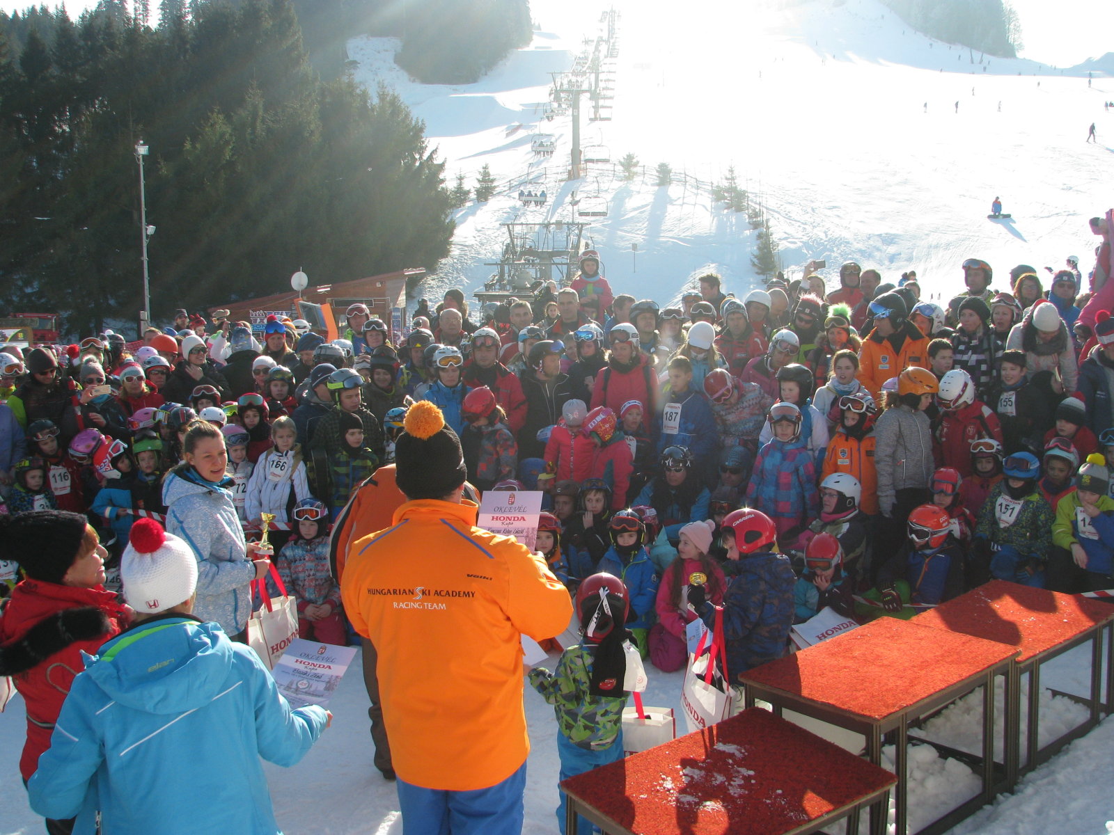 Eredményhirdetés Klausmann Viktorral