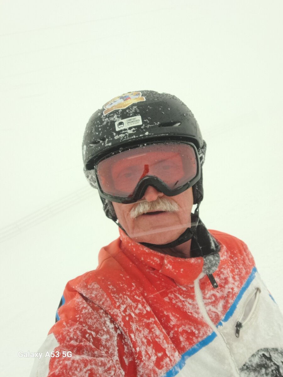 2025.4.2. zord körülmények Chopok Észak 1. pálya von Roll felett