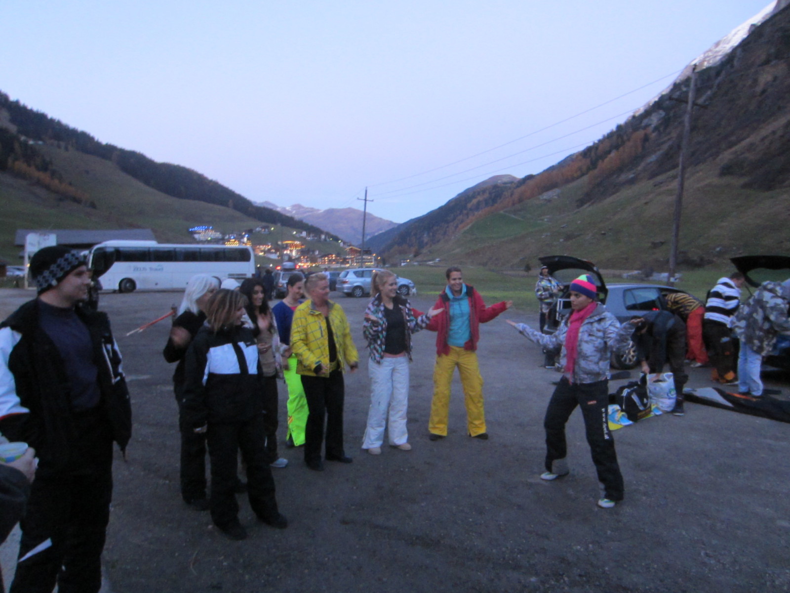 Skilines tánc gyakorlás... Mert mi műsorral is készültünk :)