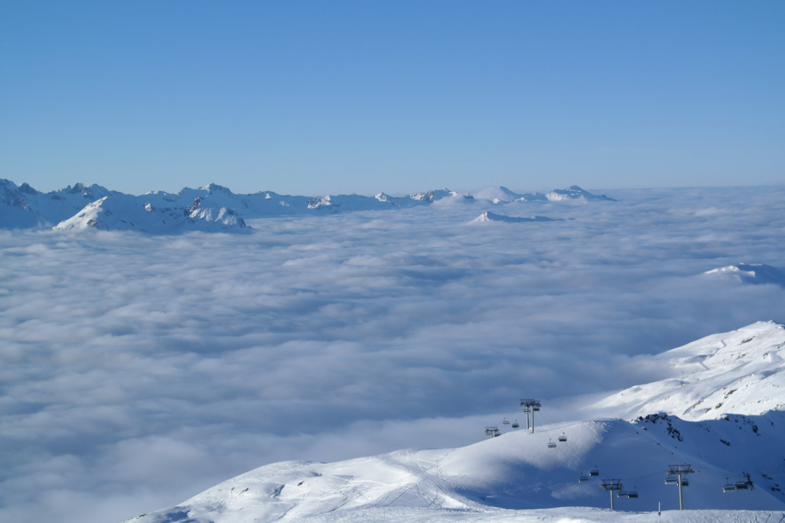 Gyönyörű látkép-Les Menuires-Saint Martin