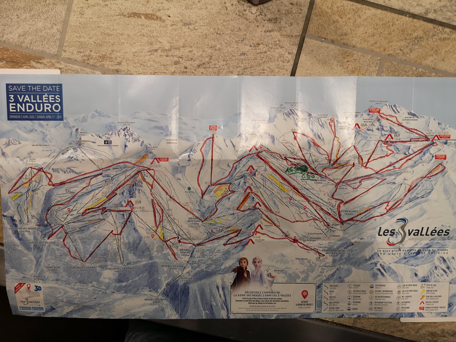 Escapade in a Day útvonal