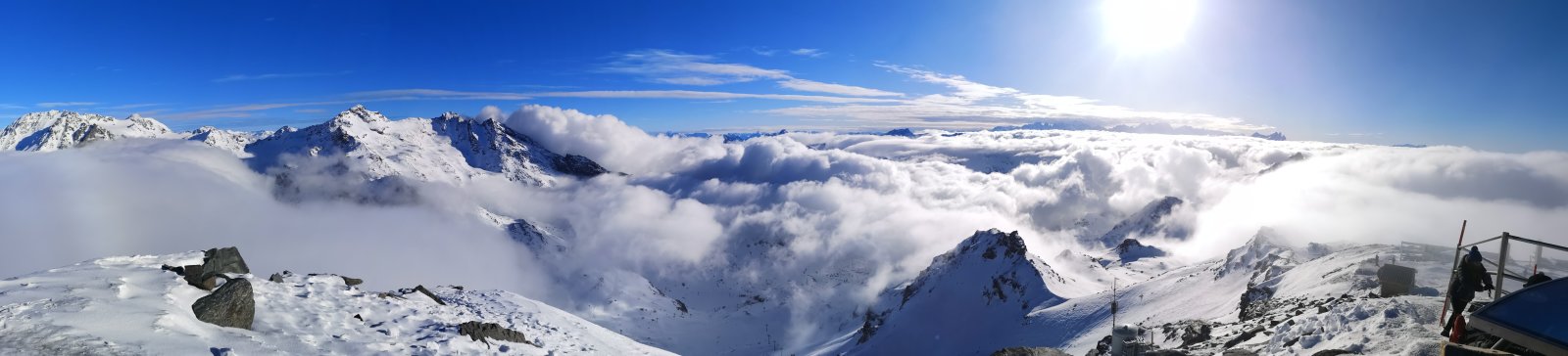 Cime Caron panoráma
