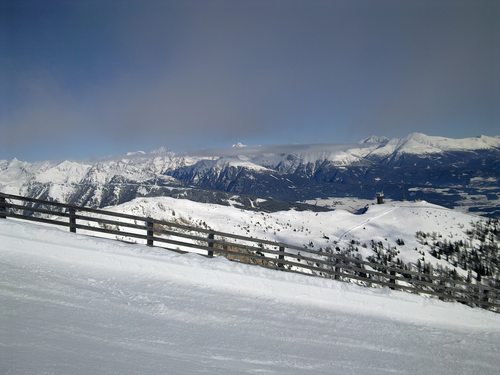Grosseck, kilátás a "gerincpályáról" 