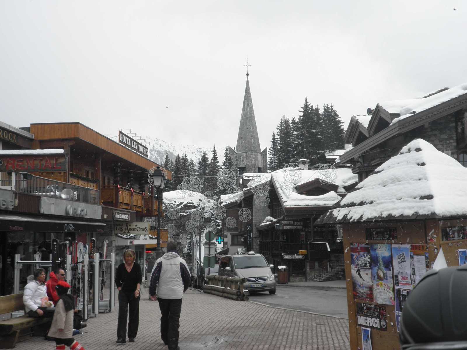 Courchevel 1850 központja