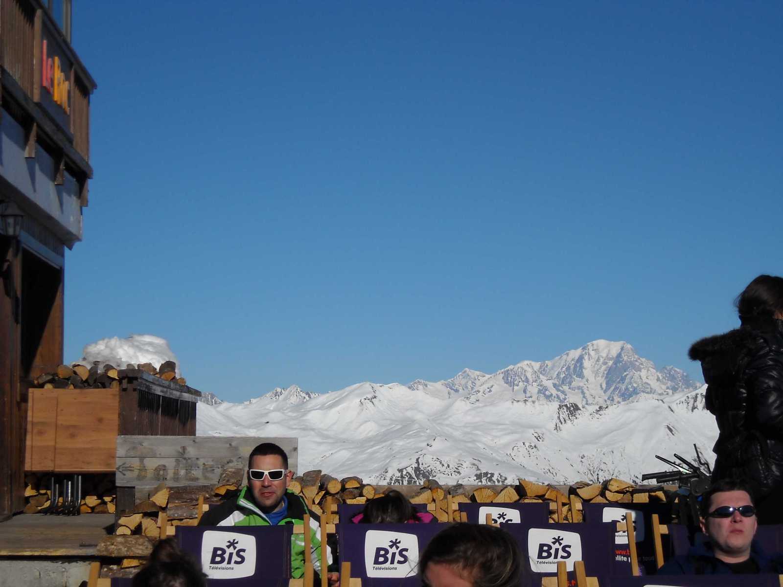 Háttérben a Mt. Blanc