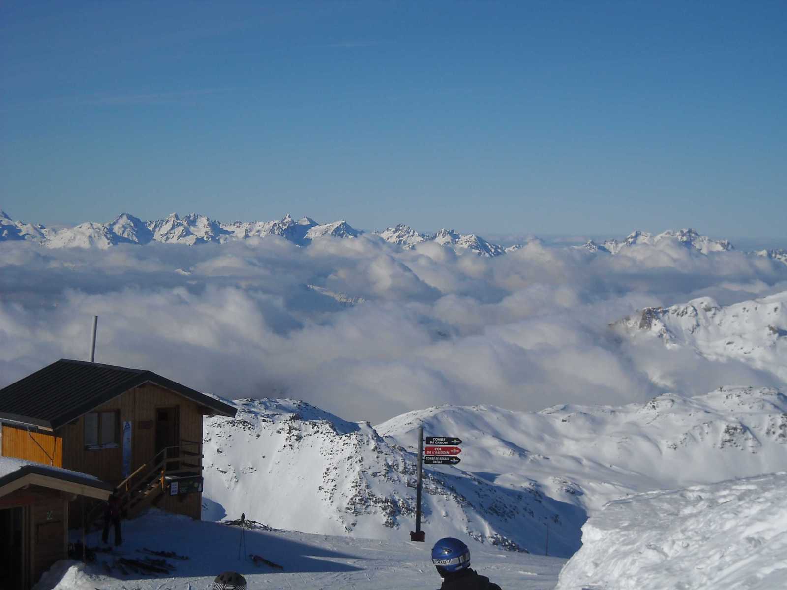 Panoráma a Cime de Caron-ról(3200m)