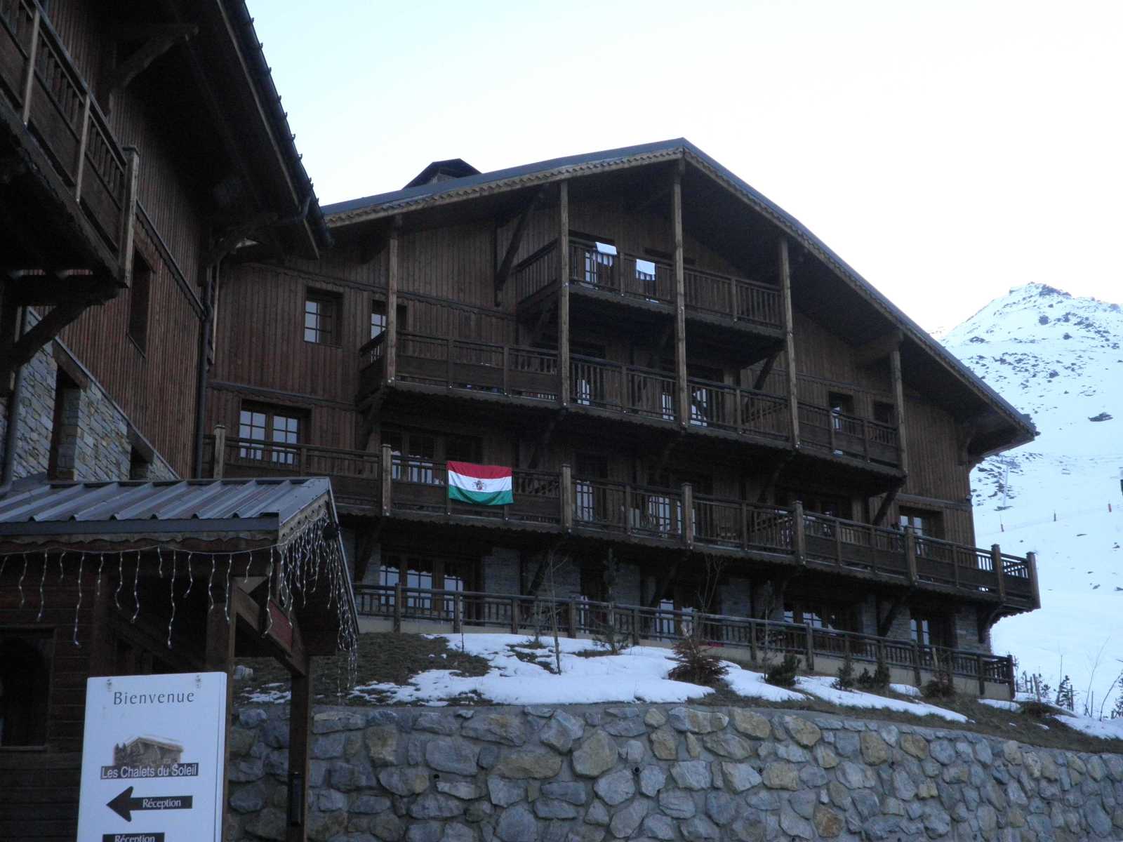 Chalets du Soleil szállásunk