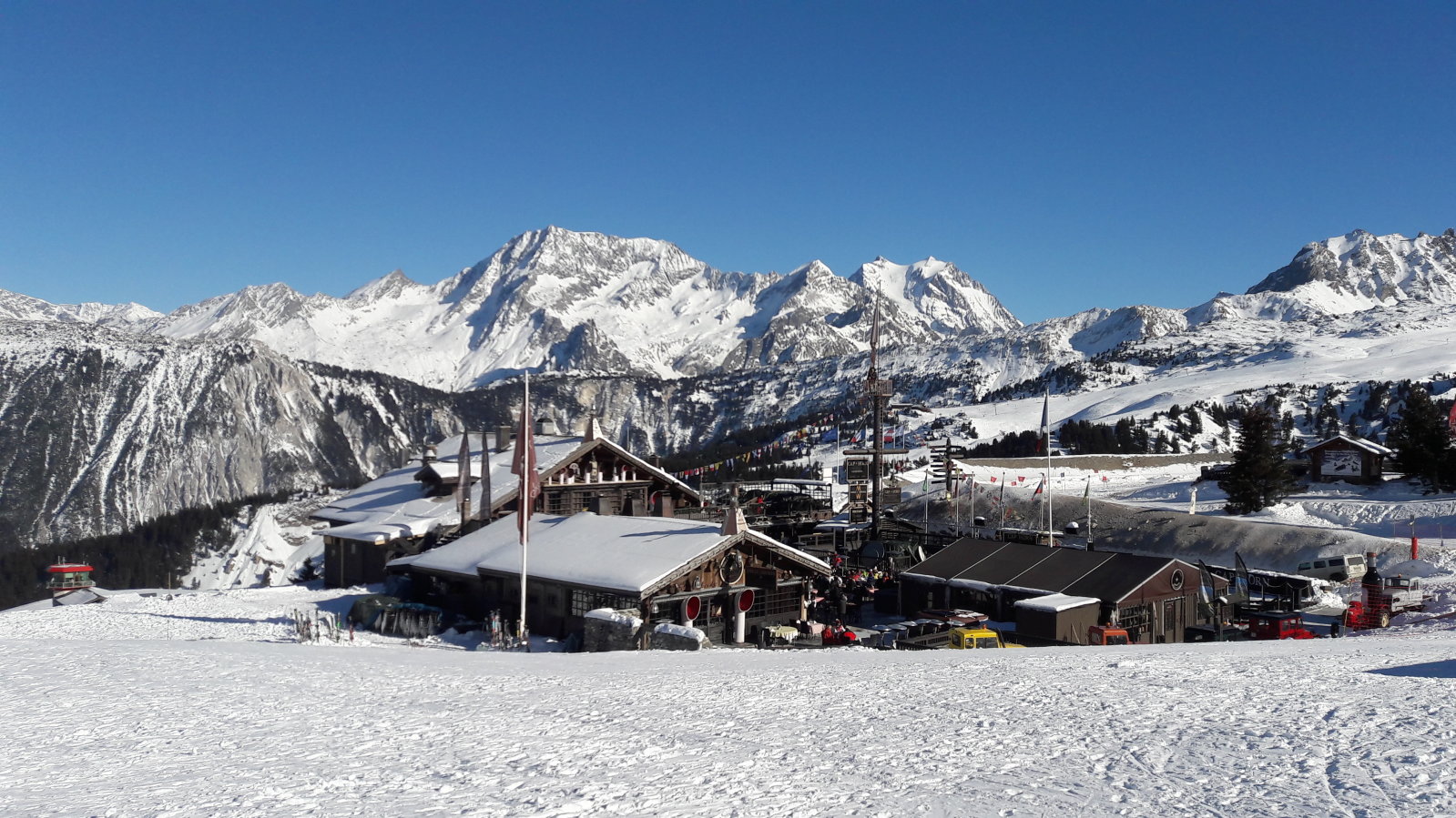 Courchevel-hütte