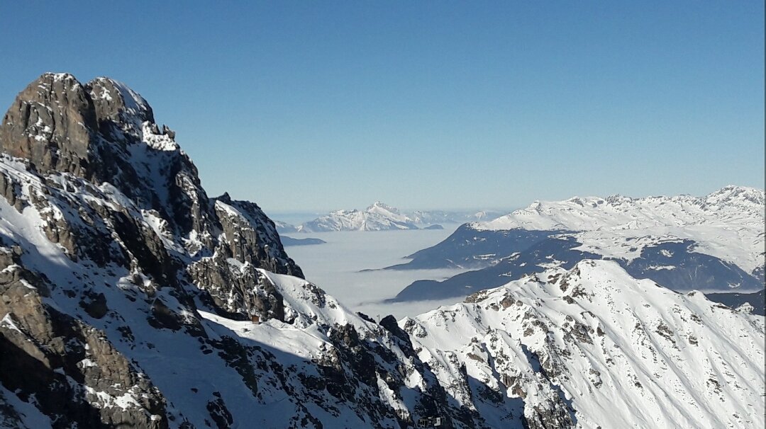 Courchevelből látkép