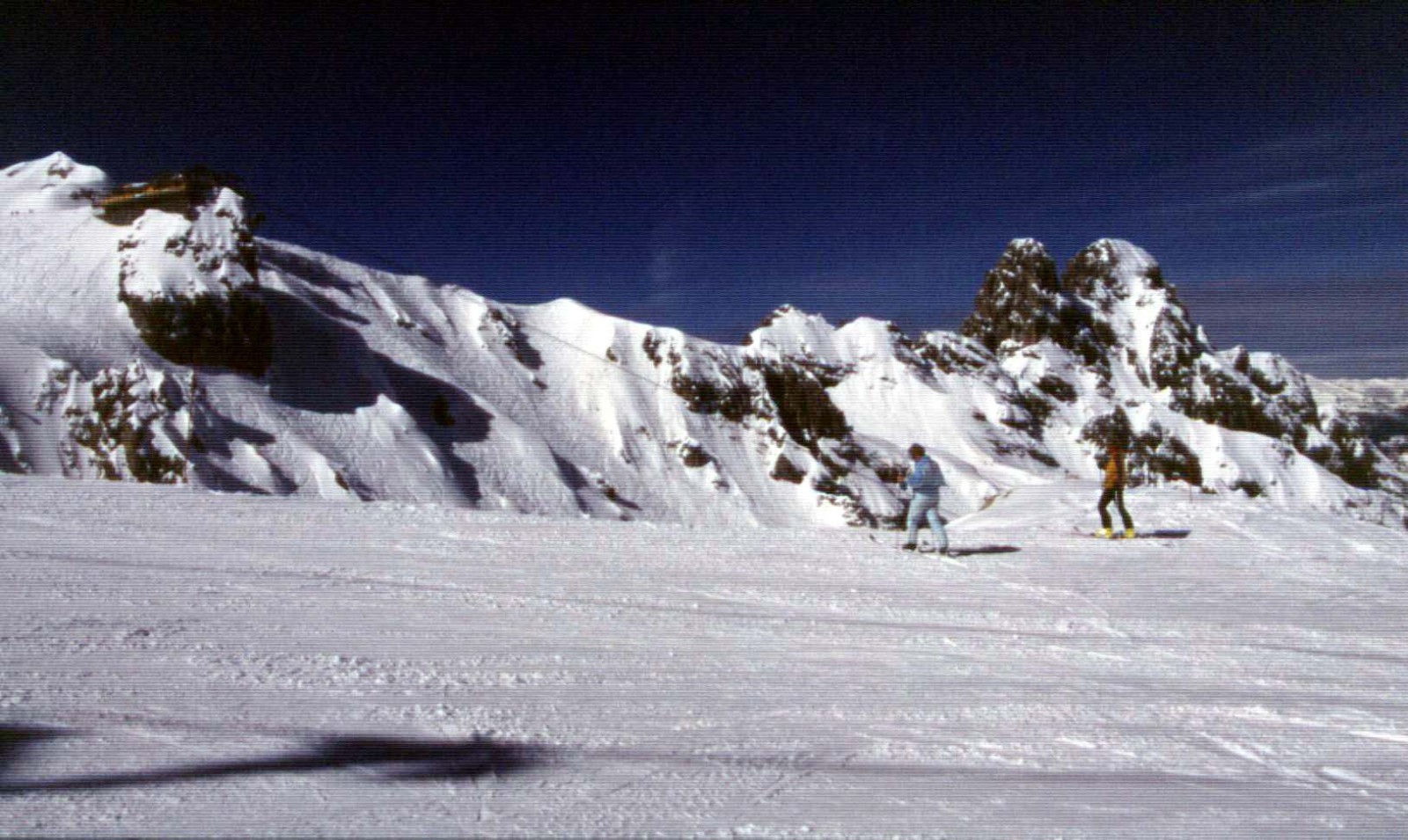 Caron-ról lejövő pályaszakasz