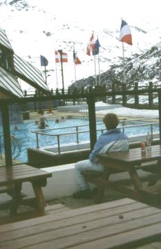 Valmeinier nyílt-vízü uszodája