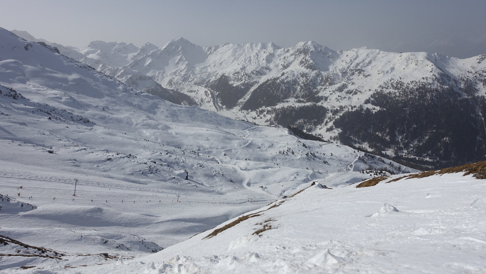 Panoráma a Greppon Blanc 2700 tetejéröl