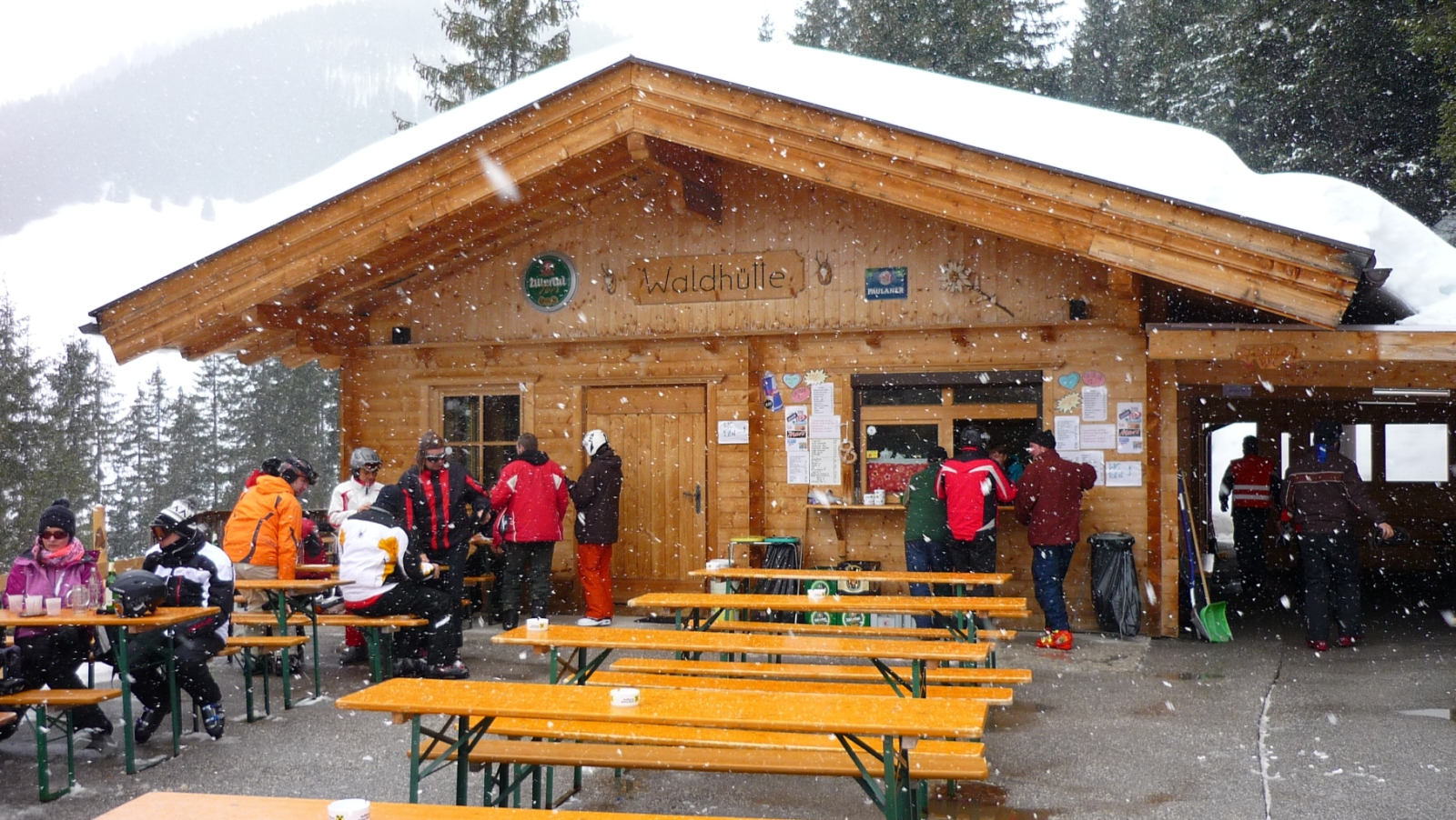 Rastkogel - Eggalm átcsúszón az erdőben