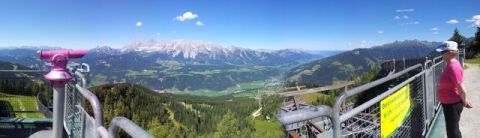 Dachstein a szemben lévő hegyről