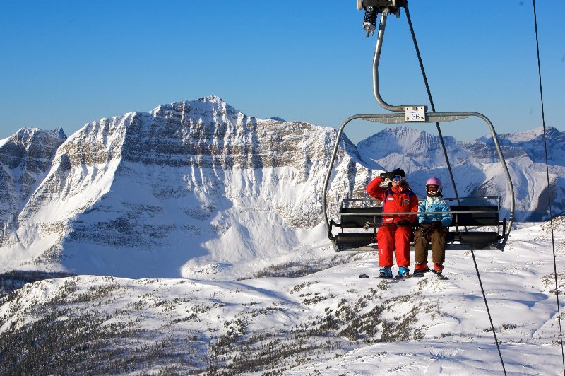 Sunshine Village Continental Divide Chair - Photo by Sean Hannah