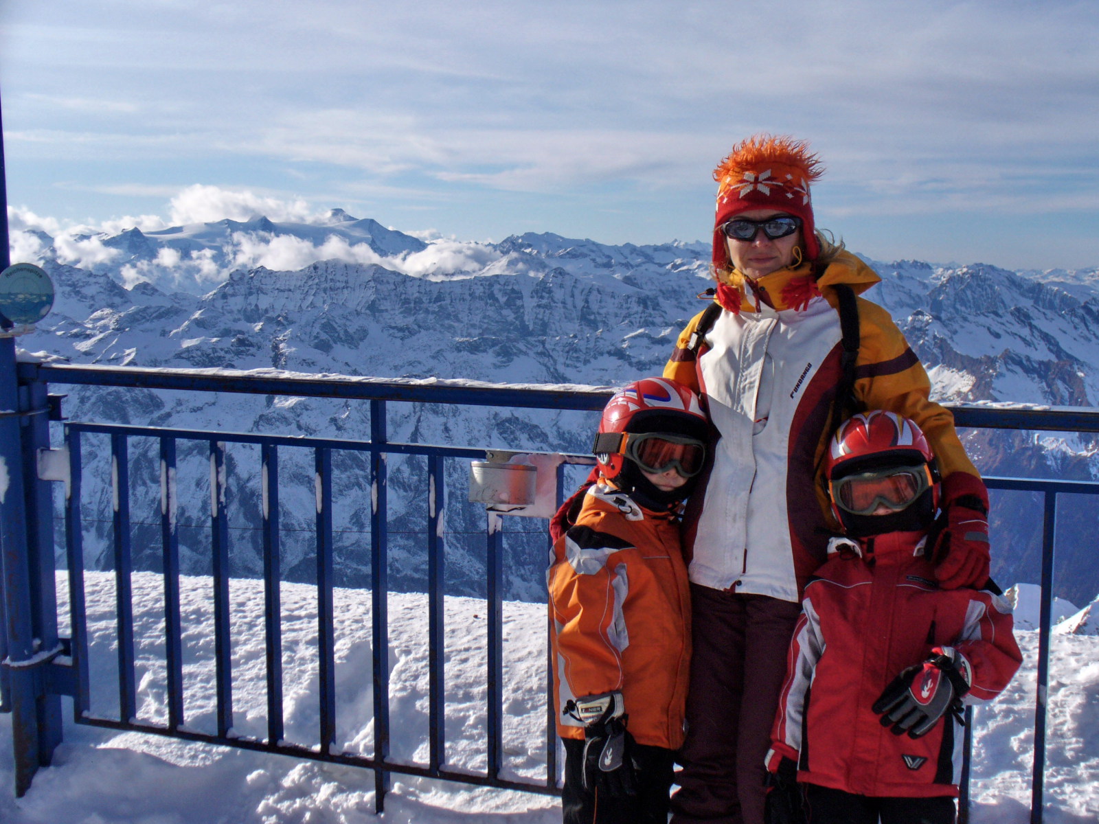 kilátó a kitzsteinhornról:háttérben a Groswenediger