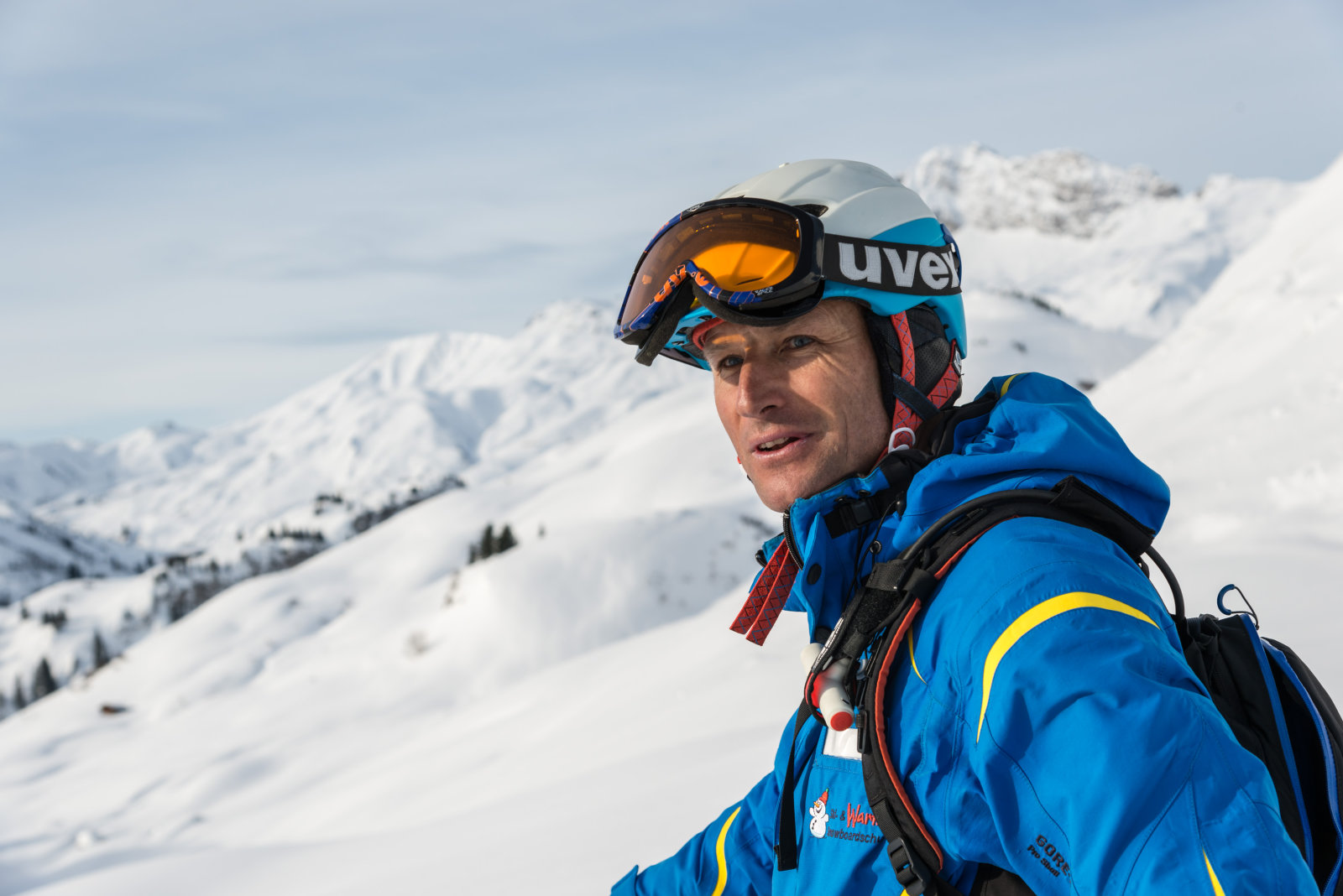 Hubert Strolz sítúrákat vezet Warth lejtőin | Fotó: Kilian Blees