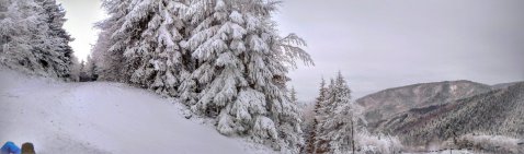 Skalka 2014.01.27. Panoráma kép, 1232 m