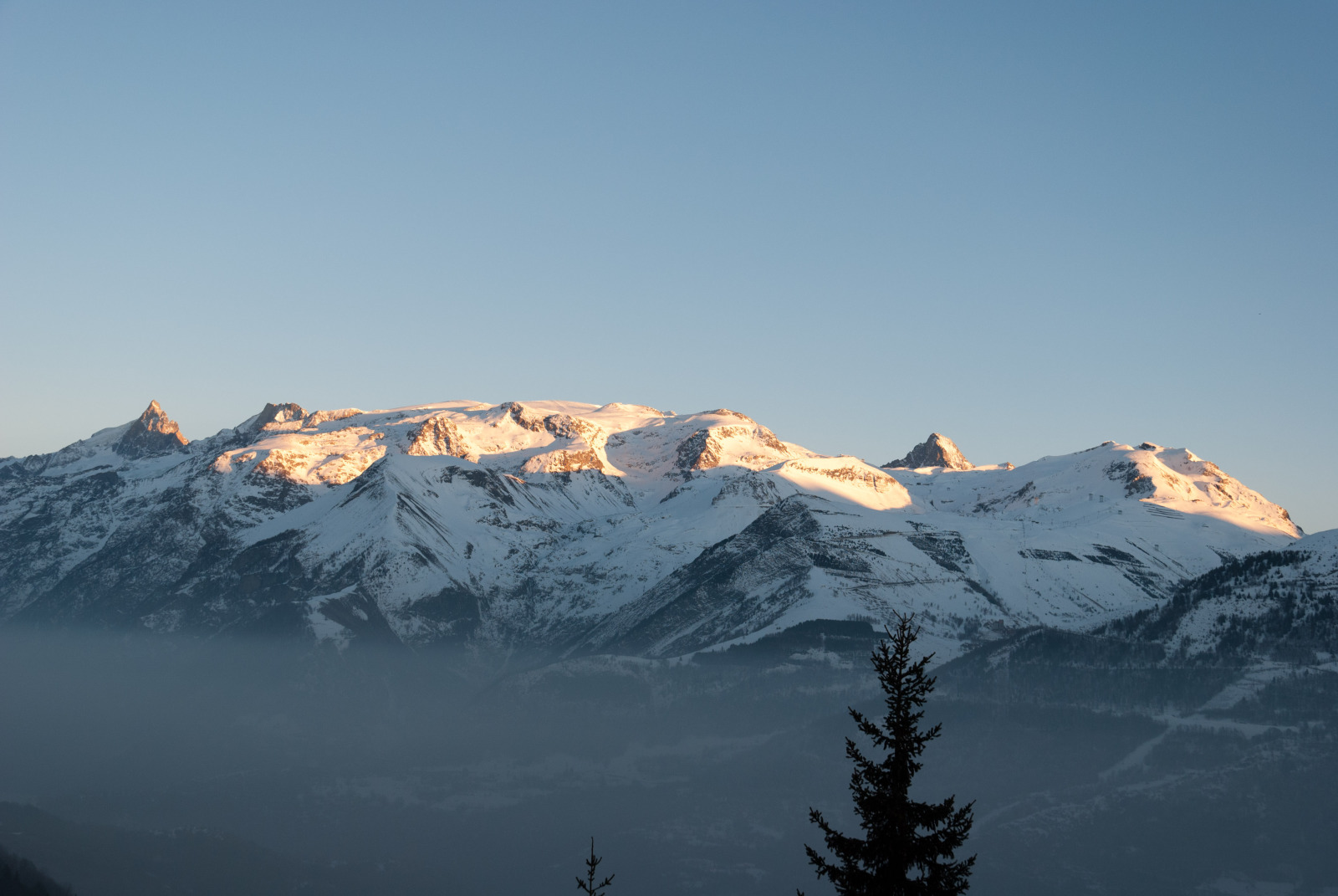 Les 2 Alpes madártávlatból