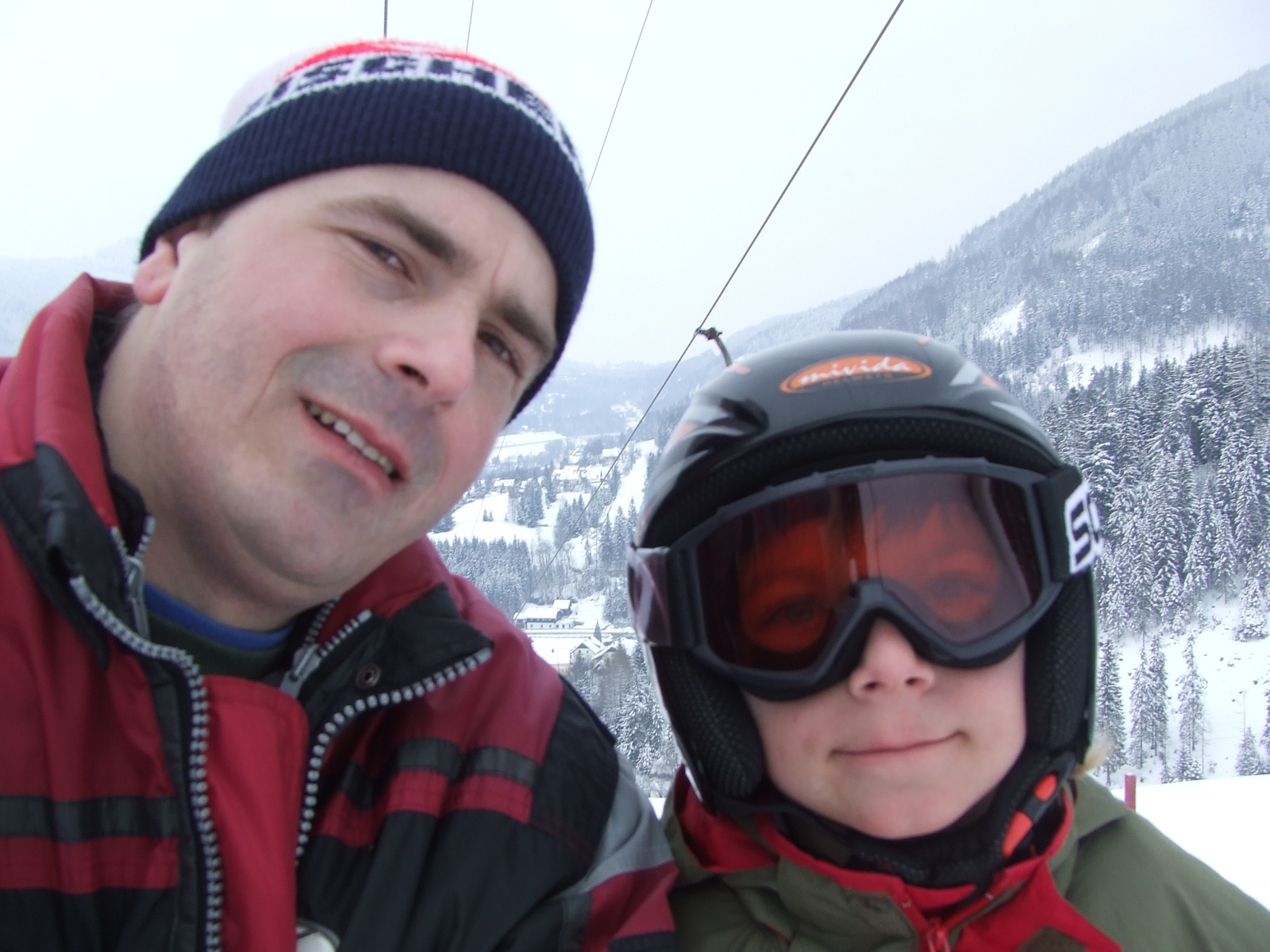 A nagyobbik fiam és én Steinhausban