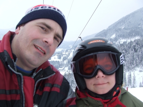 A nagyobbik fiam és én Steinhausban