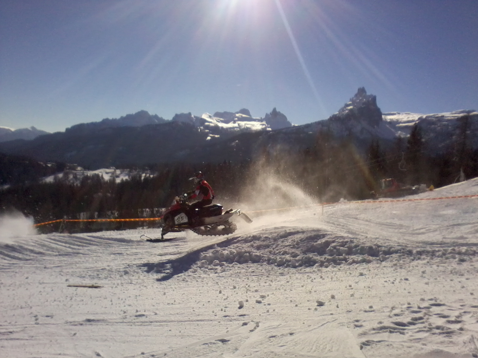 Hómotor verseny Cortinában (Socrepes)