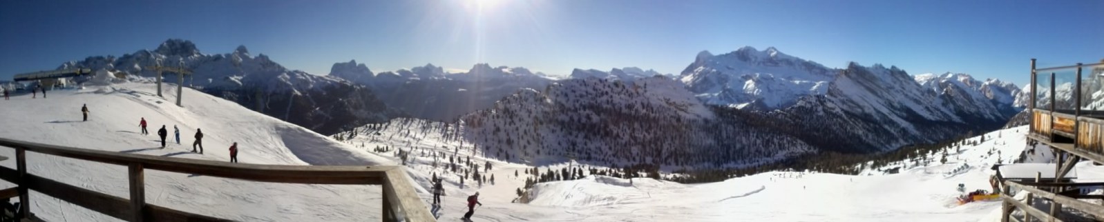 Panorama della Monte Cristallo