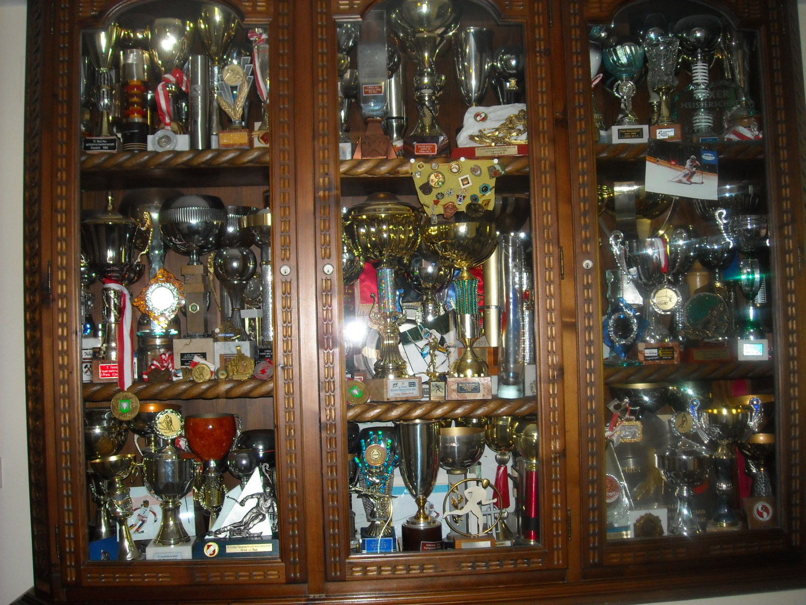 A házigazdánk trófea gyűjteménye