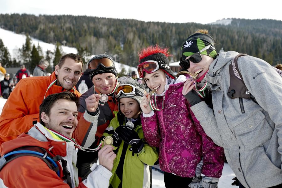 Az Eger Városi Síbajnokság győztesei | Foto: Szántó György