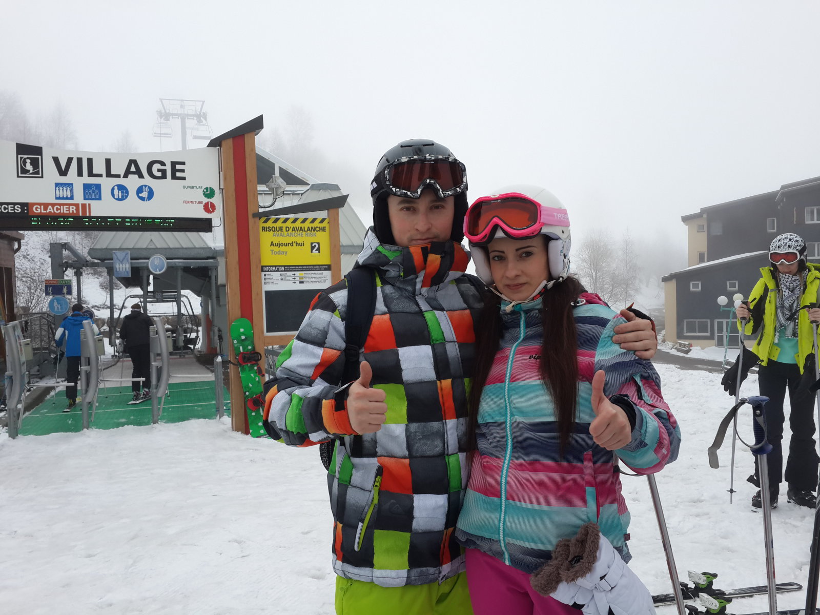 megerkeztunk, irany a hegy :D