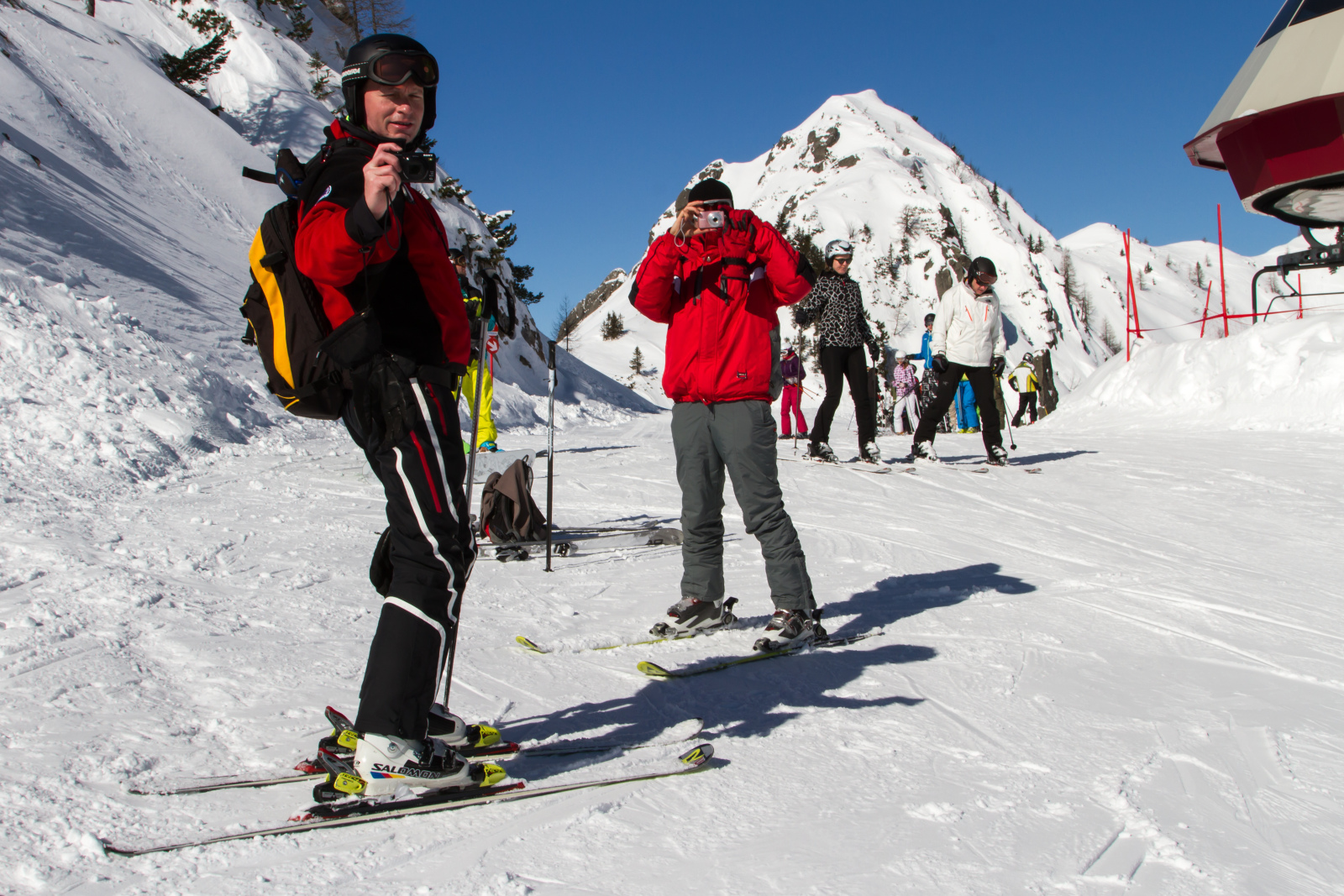 Csupa fotós a hegyen