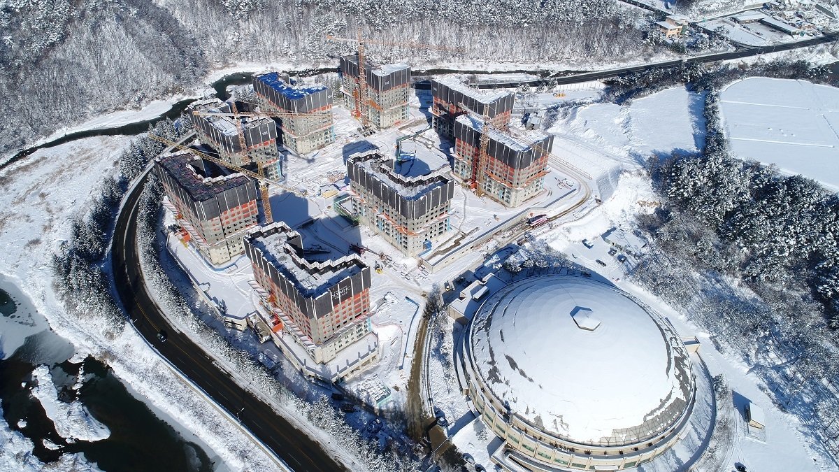 Pjongcsang olimpiai falu | Fotó: pyeongchang2018.com