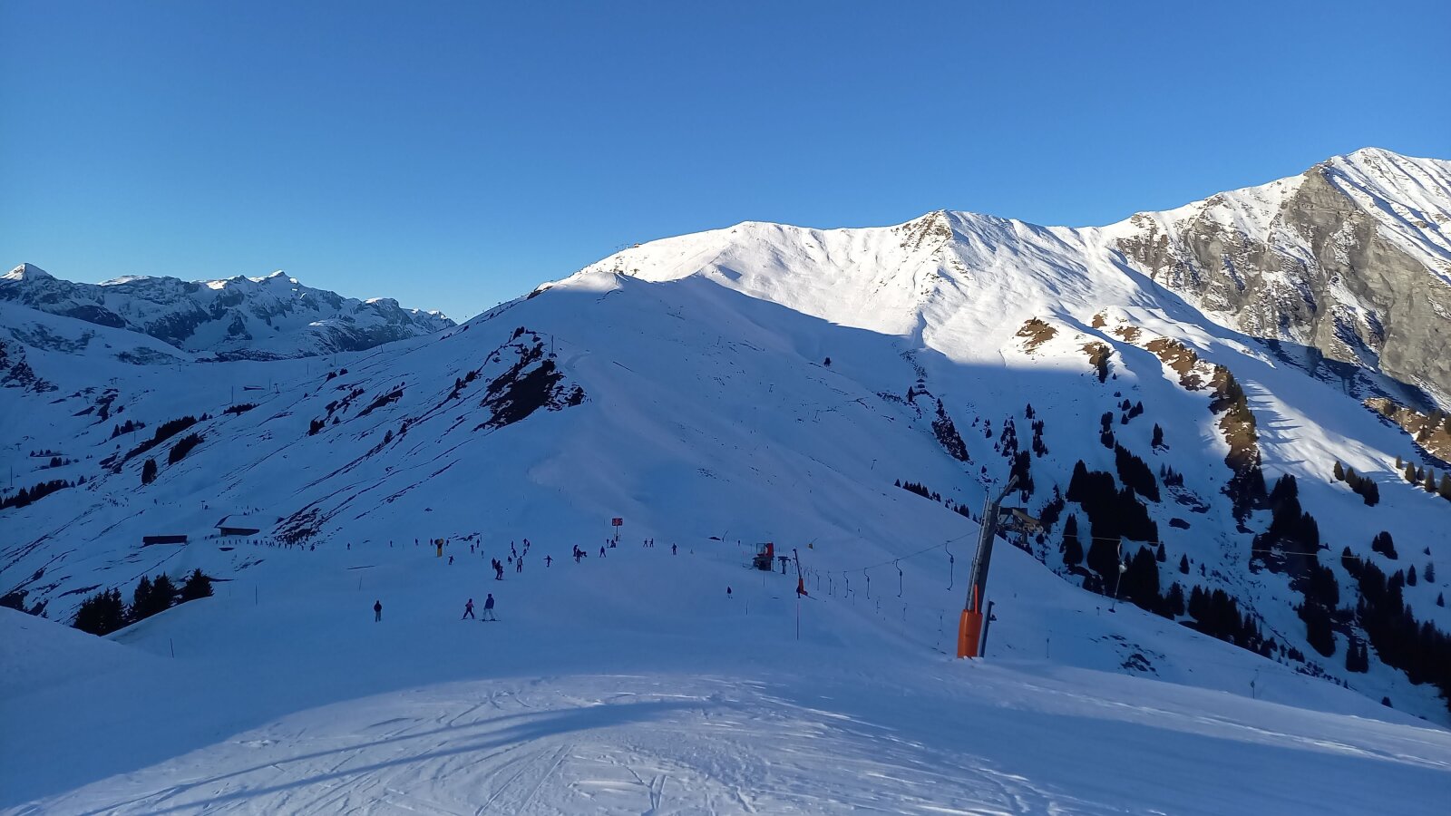 Az első lift hegyállomása