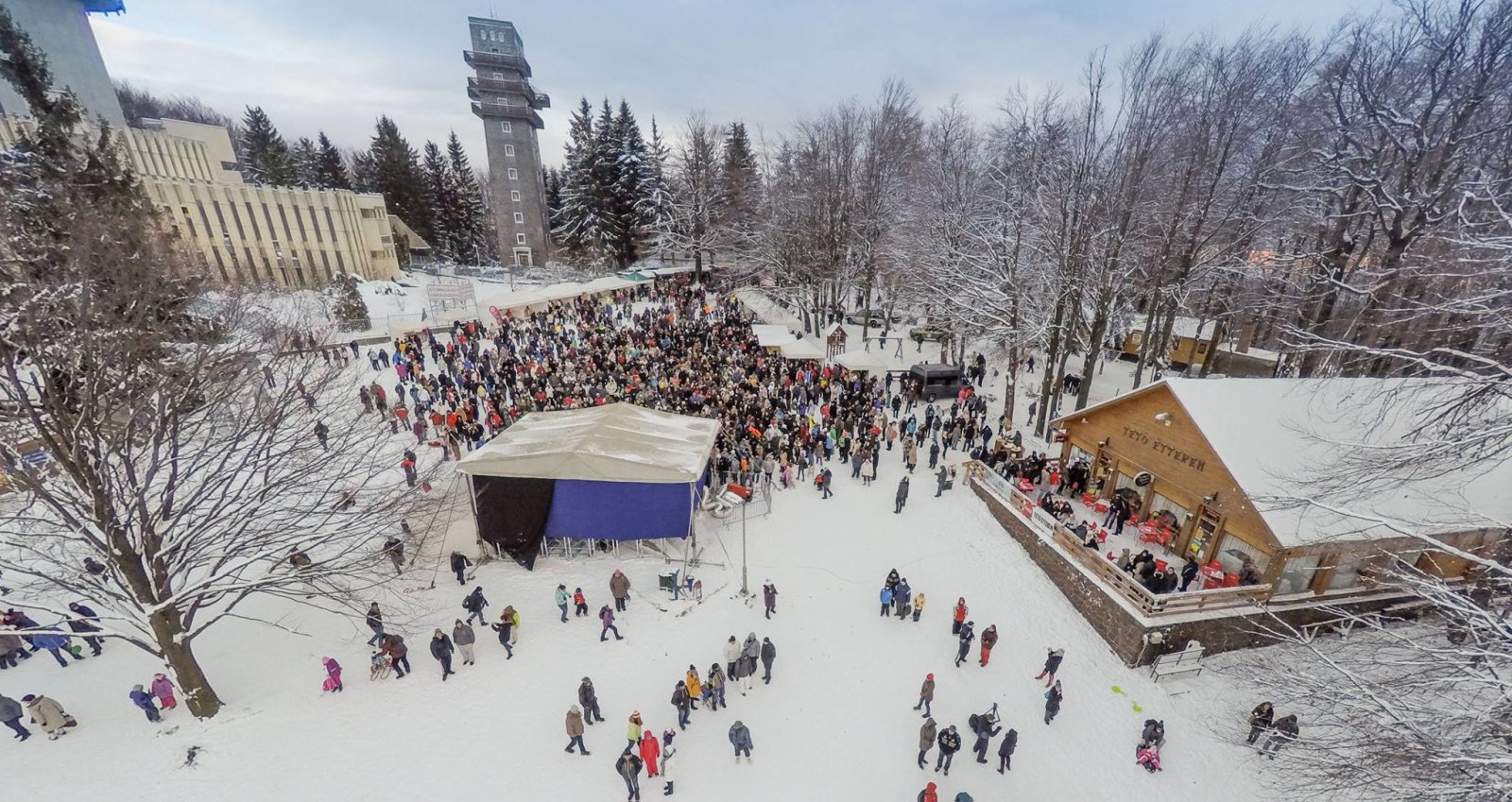 A 2015-ös rendezvényen havas tájjal köszönthettük a tél kezdetét és az Adventi ünnepet. | Fotó: Facebook