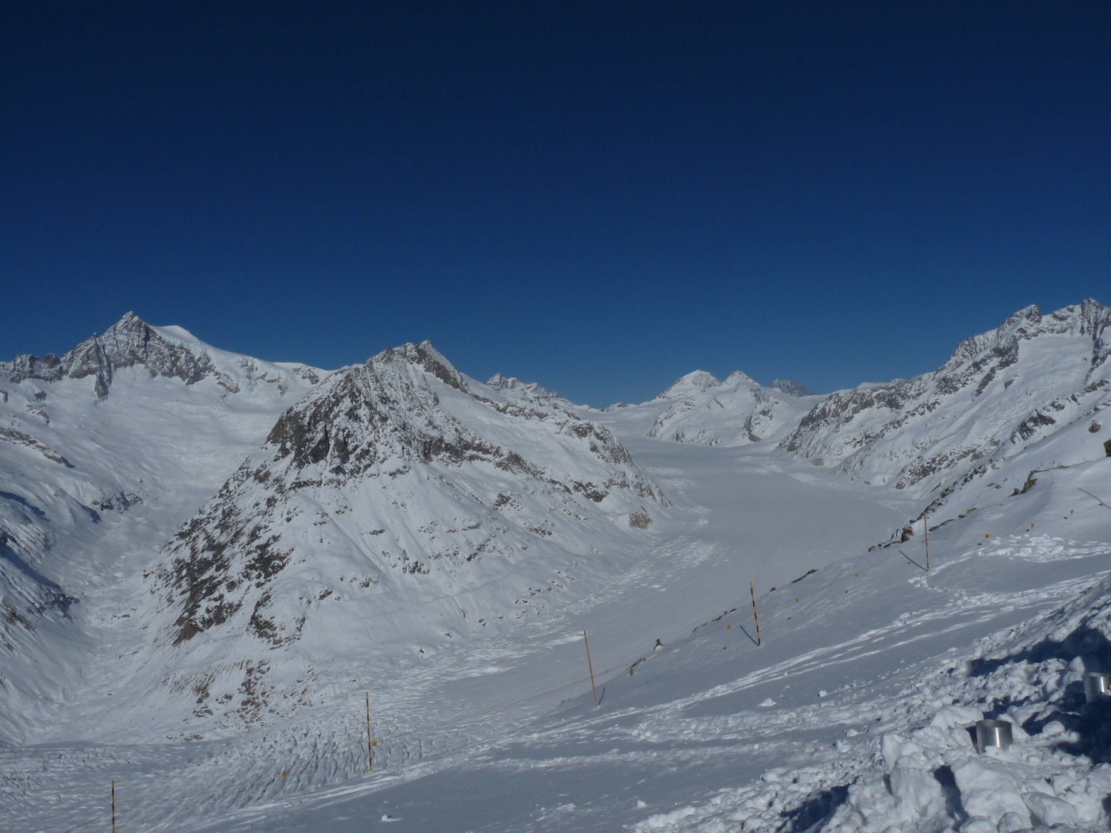 Az Aletsch gleccser az Eggishornról