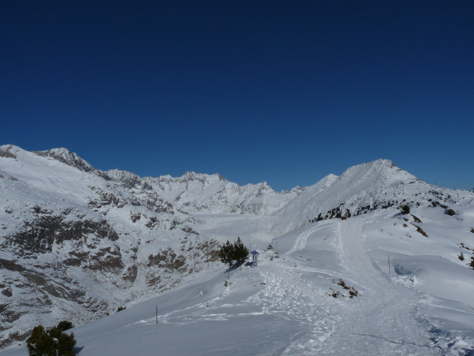 a gleccser Hohfluchtól