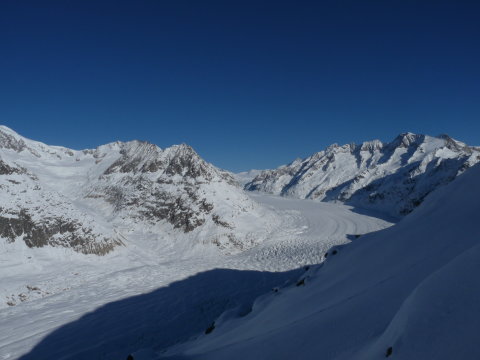 Az Aletschgleccser alja