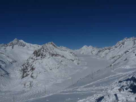 Az Aletsch gleccser az Eggishornról