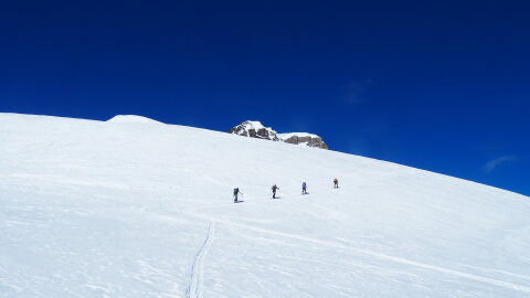 Közeledek a Louwihornhoz, előttem egy francia nyelvet beszélő csapat. Beszélgettem velük onnan tudom.