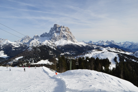 Monte Pelmo és a tömegek hiánya