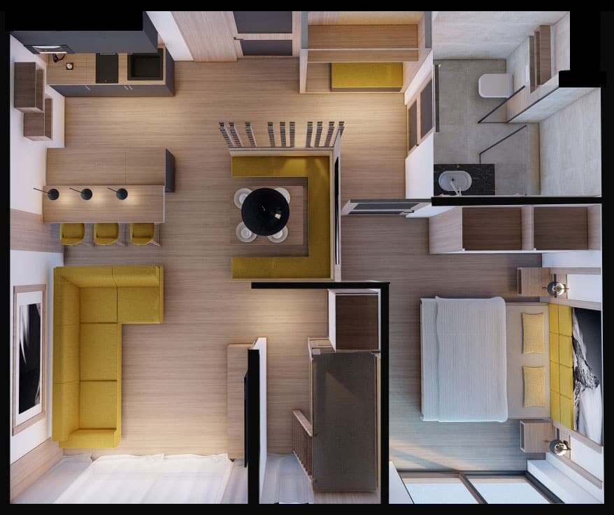 Sunset apartman - 50 m², 2+2 fős